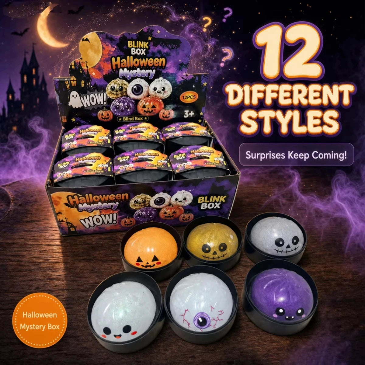 Halloween Mystery Squishy Surprise Box 🎃 | Spooky Sensory Toy & Halloween Gift
