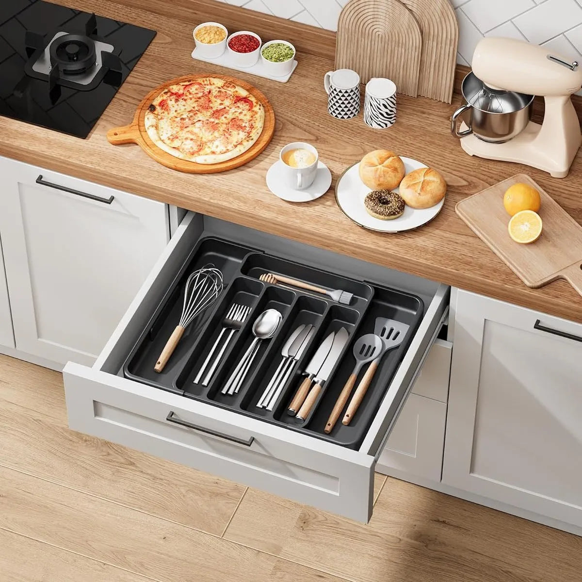 Expandable Kitchen Drawer Organizer