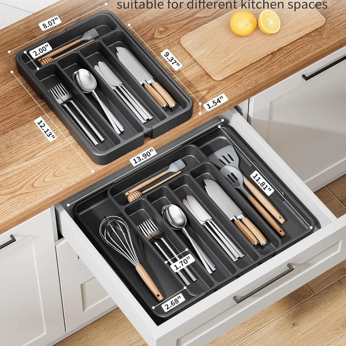 Expandable Kitchen Drawer Organizer